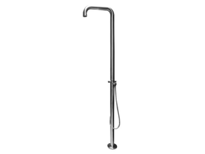 NOVO INOX - Stainless steel outdoor shower with hand shower _ GUGLIELMI RUBINETTERIE